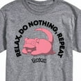 thumbnail image 3 of Pokémon - Relax, Do Nothing - Men's Short Sleeve Graphic T-Shirt, 3 of 5