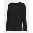 thumbnail image 5 of Womens Long Sleeve Round Neck Shirts Casual Basic Tops Tee Shirts Fall Winter Tops, 5 of 5