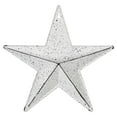 thumbnail image 3 of VHC Brands Patriotic Faceted Metal Star White Wall Hanging w/Pocket 12x12, Independence Day Decor, American Star with display pocket, Distressed Appearance Metal Wall Hanging, Star Shape, White, 3 of 6