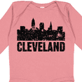 thumbnail image 4 of Inktastic Cleveland Skyline Grunge Boys or Girls Long Sleeve Baby Bodysuit, 4 of 5