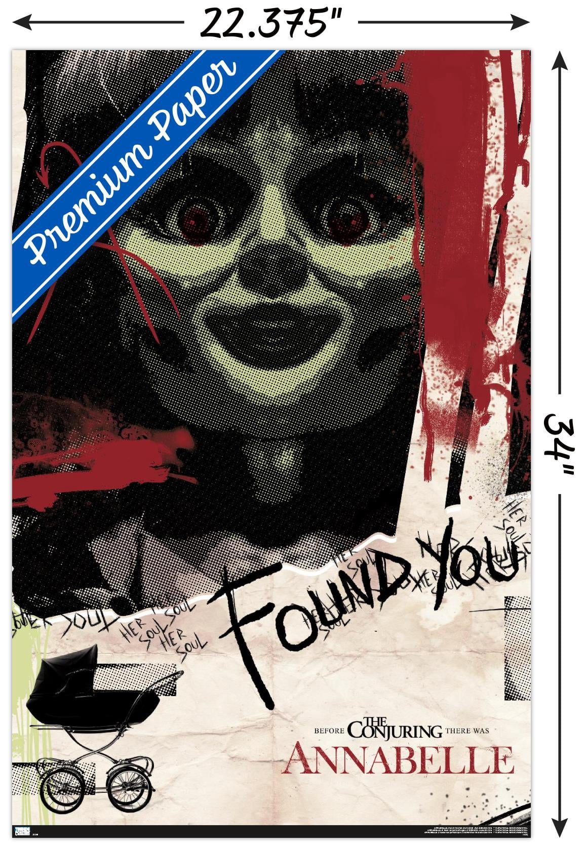 Annabelle - Found You Wall Poster, 22.375" x 34"
