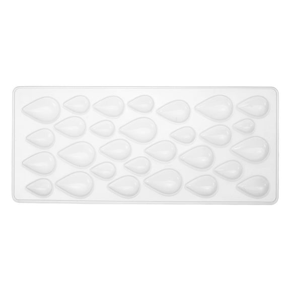 Uxcell Silicone Jewelry Mould, Water Drop Resin Jewelry Silicone Casting Mould for Epoxy Resin Casting DIY Craft Making Earring Necklace Pendant, White