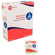 Dynarex Obstetrical Wipe Individual Packet Alcohol Scented, 100 Count