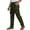 Army Green, variant on liyiyiyia Mens Black Cargo Pants Cotton Work Pants for Men Ripstop Trousers with 8 Pockets (No Belt)
