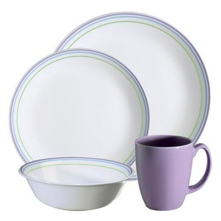 Corelle Livingware Moonglow 16-Piece Dinnerware Set