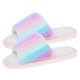 thumbnail image 2 of Casa Mullidas Zapatos Cálidos Sin Cordones Arcoíris Con Punta Abierta Felpa para Mujer Cómodas Lindas Antideslizantes Interior Y Exterior, 2 of 9