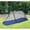 Boat-shaped hand-thrown mosquito net regular version (navy blue base), variant on Portable Mosquito Netting for Camping & Outdoor Adventures - Easy Setup, No Installation Required, Breathable Polyester Fabric, Ideal for Travel, Parties, and Backyard Fun