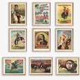 thumbnail image 2 of Pósteres de vaqueros vintage de estilo del siglo XX, pintura en lienzo de Buffalo Bill del Salvaje Oeste, arte de pared moderno, imagen de estudio, decoración del hogar, 2 of 5
