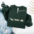 thumbnail image 3 of Quicksilver Onyx Sweatshirt, Snow Fox Crewneck, Fantasy Bookful Merch, Romantasy Gift, Brimstone, Saeris Fane Callie Hart Merch, Kingfisher, 3 of 5