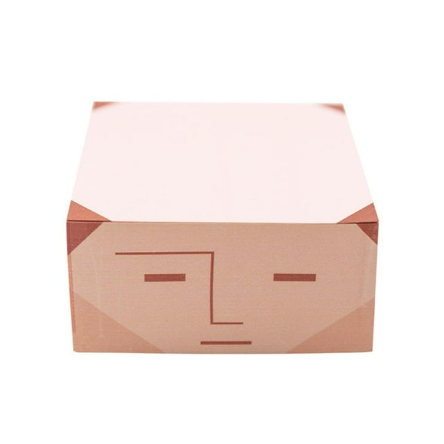 Matsuzay Hoja de notas de 620 hojas de papel de notas en blanco con patrón de cabeza calva interesante divertido Kits de experimentos de química No.1