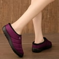 thumbnail image 3 of Slippers for Women 2025 Fall Winter Lined Waterproof Non Flat Slipper Indoor House Slippers, 3 of 8