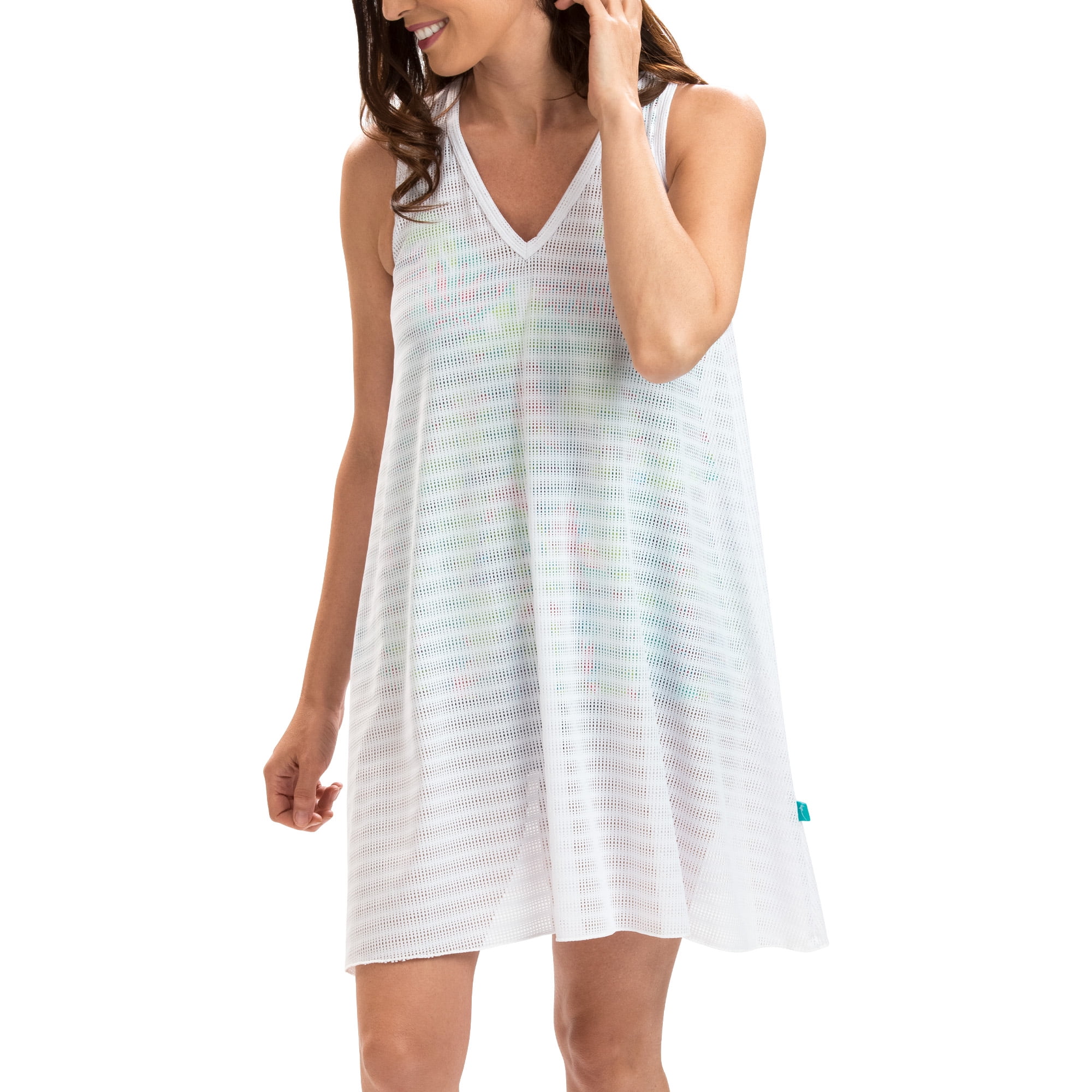 sleeveless swim cover up