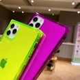 thumbnail image 3 of Compatible for iPhone 11 Pro Max Case,Clear Square Cases Reinforced Corners Cushion Shock Absorption TPU Silicone Cover for iPhone 11 Pro Max 6.5 inch -Grape Purple, 3 of 14