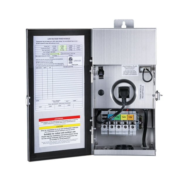 Gardenreet 150W Low Voltage Transformer,MultiTap (120V AC to 12V13V