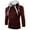 Red, variant on JTieacloth Hooded Sweatshirts Men's Casual Fashion Double Zip Front Color Long Sleeved Hoodie Gray