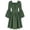 Green, variant on FASHOFT Halloween Costumes for Women Renaissance Gothic Dresses Off Shoulder Lace Bat Sleeve Dresses Medieval Cosplay Dress L