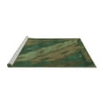 thumbnail image 2 of Ahgly Company Machine Washable Indoor Rectangle Animal Turquoise Blue Modern Area Rugs, 2' x 4', 2 of 4