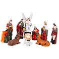 thumbnail image 3 of Juego de 11 figuras de belén de Navidad Macarena estatuas de pesebre 4 cm a 10 cm, 3 of 8