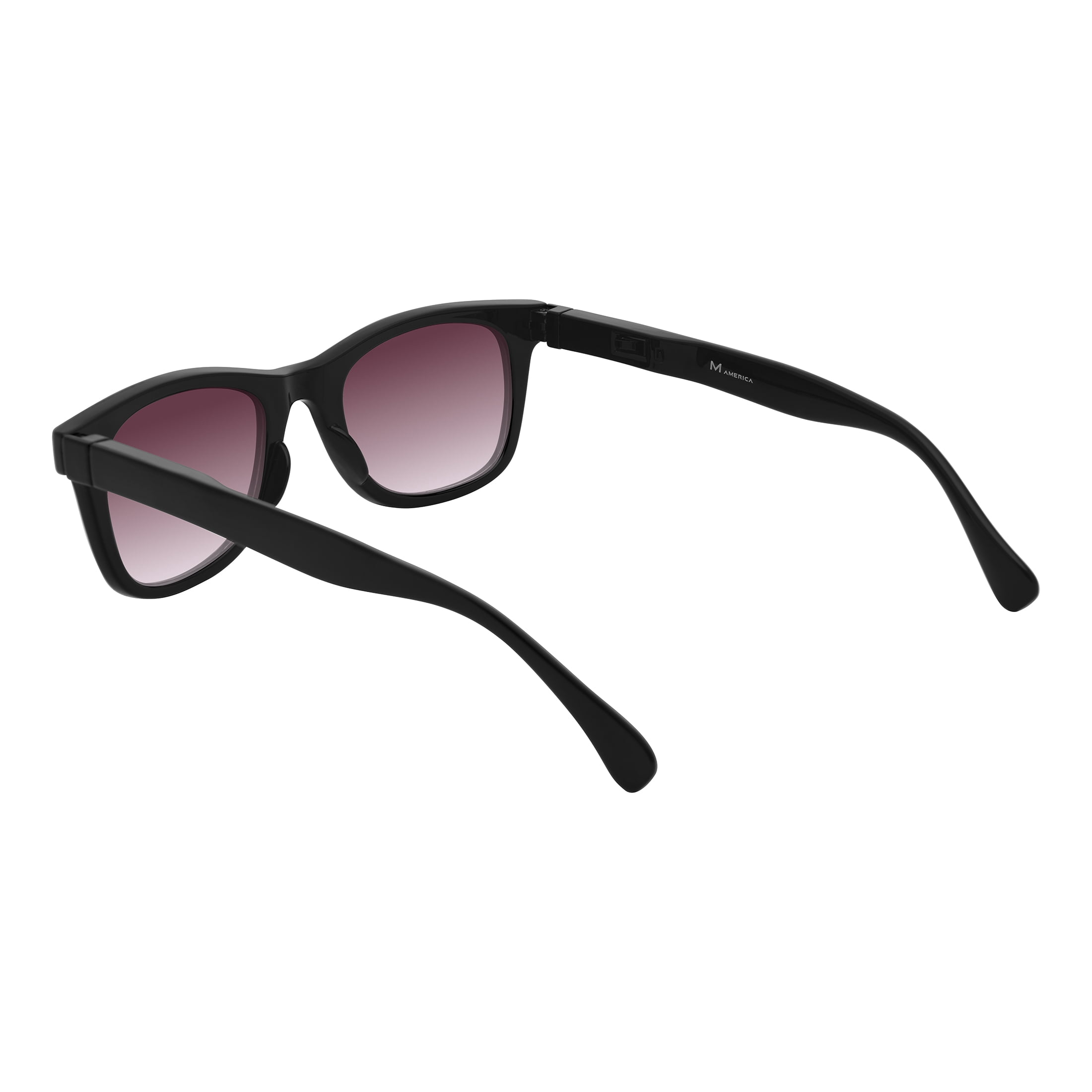 M America Unisex Neptune Black Wayfarer Sunglasses