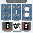 thumbnail image 3 of Light Switch Cover Switch Plate Outlet Cover Plug Cover for Electrical Toggle Switch Snowflakes and Smiling Snowmen, 3 of 6