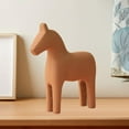 thumbnail image 3 of Estatua De Troya Moderna Adorno De Estatuilla De Caballo De Madera Para Decoración Del Hogar Marrón Sunnimix Estatua de Troya, 3 of 8