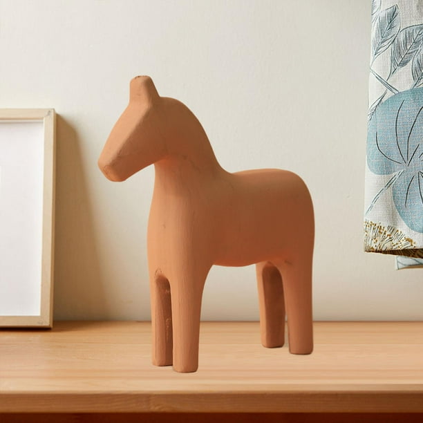 Estatua de de , Escultura Artesanal de Color Brilnte, Figurita de Animal para Oficina, Escritorio, Hogar, de , Decor marrón perfecl Estatua simple de mesa