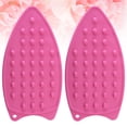 thumbnail image 4 of EeaseCA 2 Pcs Tapis de Protection en Silicone Épais pour Repassage à Chaud Surface Imperméable Tapis de Support en Fer Antidérapant Planches d'Isolation (Rosé), 4 of 7