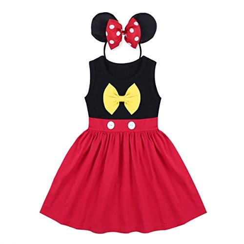 Baby Girls Princess Snow White Mermaid Cosplay Birthday Pageant Fancy Costume Bowknot Summer Tutu Dress Up Outfit
