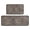 Pioneer Flower Floral, variant on Black and Tan Leopard Print Kitchen Rugs Sets Of 2,Anti Fatigue Kitchen Mat Rugs Non Slip Washable,Decorative Kitchen Floor Mats for Kitchen,Sink,Laundry,17"X30" 17"X47"