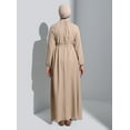 thumbnail image 5 of Dark Beige - Modest Dress - Refka, 5 of 5