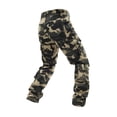 thumbnail image 6 of Domzest Men's Quick Dry Tectical Pants Water Resistant Outdoor Pants Lightweight Stretch Cargo Work Hiking Pants Khaki 2XL, 6 of 8