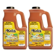 Keli's Sweet & Tangy Orange Sauce,Vegan Polynesian Sweet & Sour, Soy Free Creamy Salad Dressing, Glazing and Dipping Sauce with a hint of Mustard. All Natural, Gluten Free & No Preservatives. (72oz)