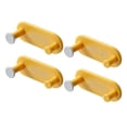 thumbnail image 1 of Ganchos autoadhesivos, paquete de 4 ganchos de pared para toallas y abrigos, ganchos adhesivos resistentes para estantes Amarillo, 1 of 9