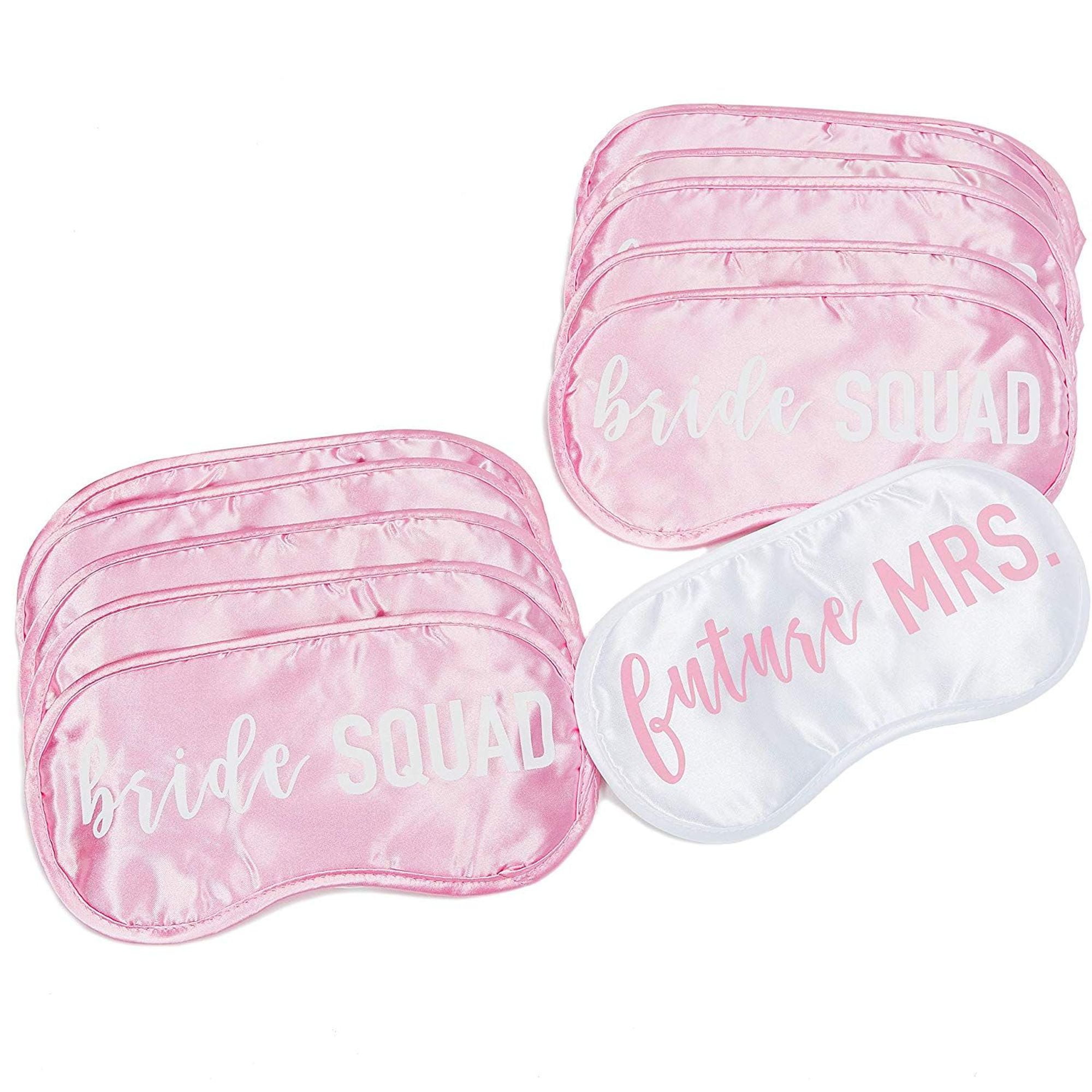 12Pack Bachelorette Gift Set Bride Squad Sleep Eye Masks Party Favor