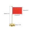 thumbnail image 2 of Unique Bargains Drapeau Stands Mini Porte-Drapeaux de Table Drapeau Or Ton avec Drapeau Rouge pour Décoration de Fournitures de Fête, 2 of 5