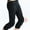 Black, variant on Monfince Youth Boys Basketball Compression Pants with Knee Pads 3/4 Capri Padded Sport Tights Athletic Workout Leggings