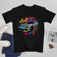 thumbnail image 3 of Car T-shirt Automobile unisex T-shirt Unisex tees Causal cotton Colourful print, 3 of 5