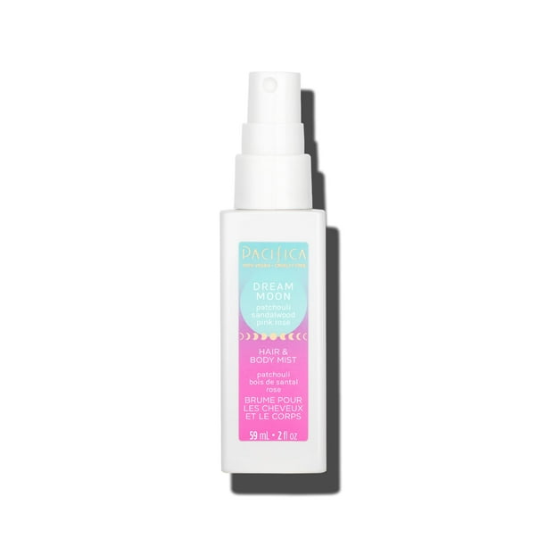 Pacifica Spray para Cabello y Cuerpo - Mini Spray Dream Moon para Cabello y Cuerpo para Mujer - Perfumes en Bruma Corporal para Mujer - Perfume para Cabello - Spray sin alcohol diseñado para usar de p