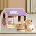 thumbnail image 3 of STARTIST Grattoir en Carton pour Chat Tapis de Grattage Réversible et Remplaçable Forme Salon pour Chat, 3 of 9