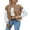 Khaki, variant on Women Bomber Jacket Long Sleeve Single-breasted Lettler Embroidery Baseball Coat Fall Winter Streetwear