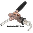 thumbnail image 5 of G5/8 Thread Adjustable Beer Tap Faucet Bronze Color Equipment for Home Bar Restaurants, 5 of 5