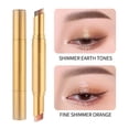thumbnail image 2 of QunYou 3-Tone Gradient Dual-End Glitter Eyeshadow Stick Highlighter Lazy Eye Makeup, 2 of 5
