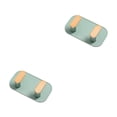 thumbnail image 4 of Cateissary Colgador montado en la pared Sala de estar Puerta del baño Gancho de almacenamiento sin perforaciones Verde 2Conjunto, 4 of 6