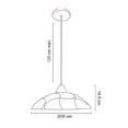 thumbnail image 5 of Luminario Campana Vidrio Decorado Incrustaciones Maxxi Maxxi MX-CL8241/CP, 5 of 5
