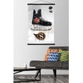 thumbnail image 2 of NHL Ottawa Senators - Drip Skate 21 Wall Poster with Wooden Magnetic Frame, 22.375" x 34", 2 of 6