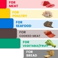 thumbnail image 3 of Hakka Commercial Grade Cutting Board for Kitchens,Plastic Chopping Board, 20 x 15 x 1/2 Inch, Multi-Color 6 of Pack Set,NSF Certified,for Vegetable Meat or Cheese, 3 of 7