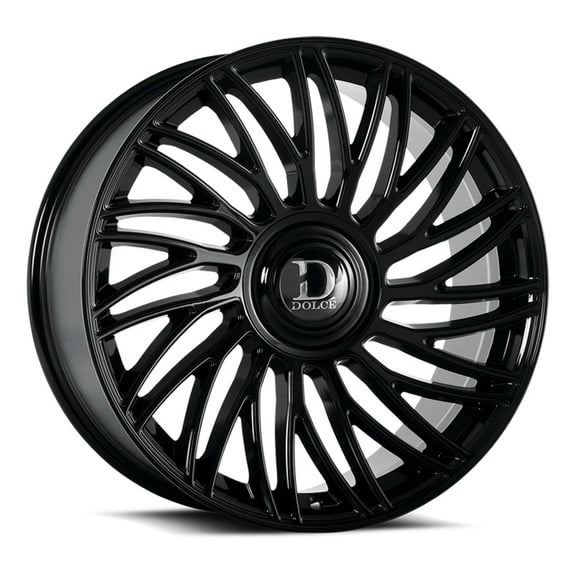 Dolce Luxury Sesto 24X10 6X135/139.7  25mm Glossy Black Wheel 24" INCH Rim New
