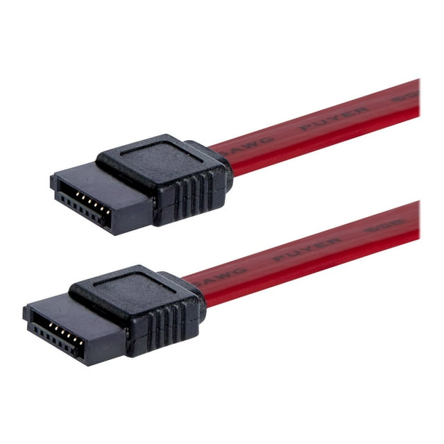 StarTech.com 12 Po SATA Serial ATA Cable - SATA Cable - Serial ATA 150/300 - SATA (F) to SATA (F) - 1 Pieds - red - SATA12 - SATA Cable - Serial ATA 150/300 - SATA (F) to SATA (F) - 1 Pieds - red - for P/N : 10P6G-PCIE-SATA-CARD, 2P6G-PCIE-SATA-CARD, 4