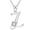 Z, variant on YUEHAO Necklaces & Pendants Fashion Women Gift 26 English Letter Name Chain Pendant Necklaces Jewelry O
