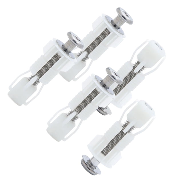 Cateissary Kit de pernos de sujeción para inodoro, asiento de expansión de nailon con Kit de pernos, 5 pack/lote Accesorios de baño